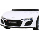 Audi R8 LIFT Bateriové auto bílé + dálkové ovládání + EVA kola + MP3 + LED