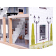 Dřevěná vila pro panenky v Boho stylu a LED světly ZA4131