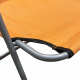 Linder Exclusiv Skládací křeslo PO2600O Oranžové