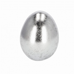 Stříbrné keramické velikonoční vejce