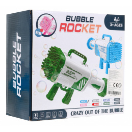 Mýdlová bublina Baby Gun 3+ modrá pistole s ventilátorem + bublinková tekutina Mýdlová bublina Baby Gun 3+ modrá pistole s ventilátorem + bublinková tekutina