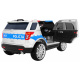 Dětské policejní auto SUV na baterie + sirény + světla + megafon + dálkové ovládání + pomalý start + EVA + samolepky
