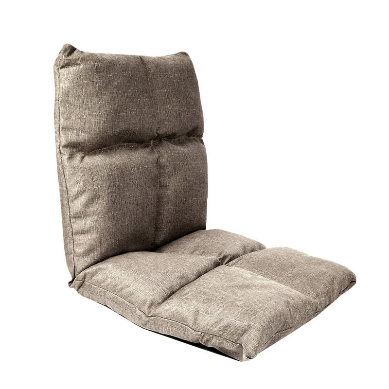 Aga Polohovací křeslo na podlahu 52x55x55 cm Hnědé