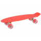 Skateboard  se svítícími kolečky SP0715 Červený