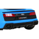 Audi R8 LIFT Auto na baterie modré + dálkové ovládání + EVA kola + MP3 + LED dioda