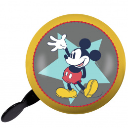 VELKÝ RETRO ZVONEK MINNIE - ŽLUTÝ