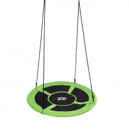 Aga Závěsný houpací kruh 90 cm Světle zelený