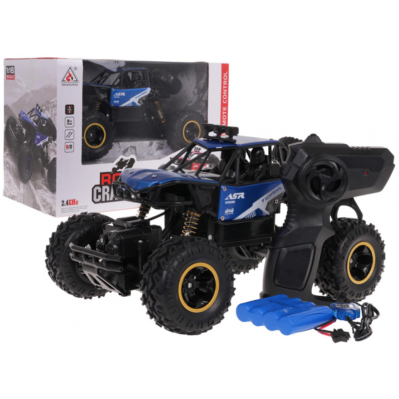 Crawler MONSTER ROCK R/C 1:16 Modrý