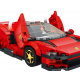 Sada Stavebnic Sportovní Auto Červené 306ks.
