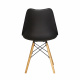 Aga 2x Jídelní židle MR2035 Černá