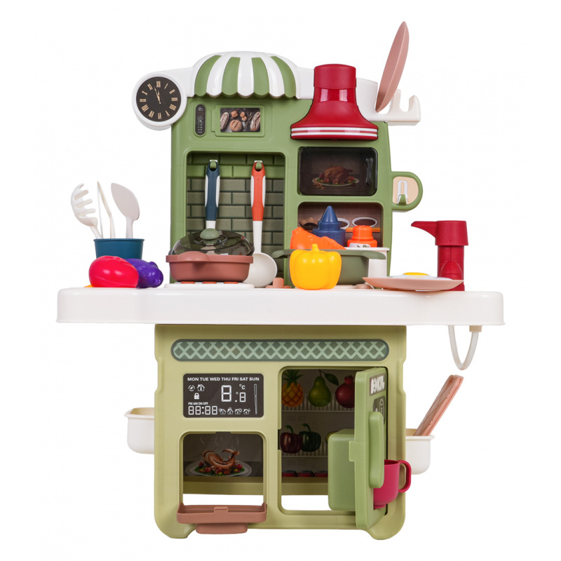 Kuchyně s funkcí světel a zvuků zelená