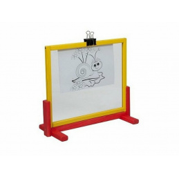 Aga4Kids Dětská tabule s bezpečnostním sklem + oboustranná tabule TBS2