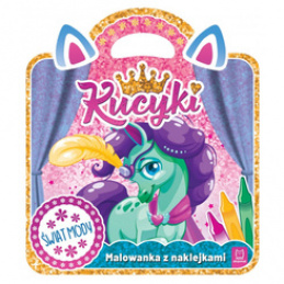 Axiom Kucyki. Omalovánka s nálepkami. Svět módy KS1077 univerzální