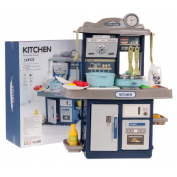 Kuchyně Kuchyňský Koutek s Funkcí Zvuku 35ks. Modrá