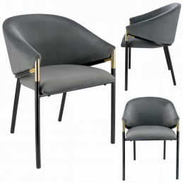 Elegantní sametová židle AMBER