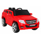 Dětské autíčko City Rider Červené + Dálkové ovládání + Nastavení volantu + Pomalý start + MP3 USB + LED dioda