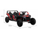 Čtyřmístná bugina ATV RACING UTV2000 s li-ion baterií Červená