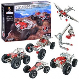 Kovové stavební bloky 288 el 6v1 ZA3870