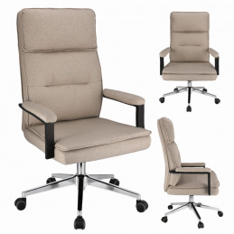 Otočná židle SEGO látka - béžová