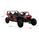 Čtyřmístná bugina ATV RACING UTV2000 s li-ion baterií Červená