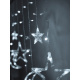 Aga LED Světelný závěs Hvězdy a Měsíc  2,5 m 138 LED Studená bílá