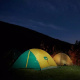Skládací turistická lampa 2v1 Modrá Trizand 18311