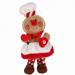 Hrající vánoční skřítek holčička