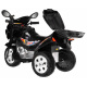 Tříkolka BJX-088 elektrická motorka pro nejmenší Černá + zvuky + světla