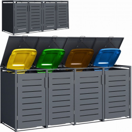 Kryt pro 4 odpadkové koše