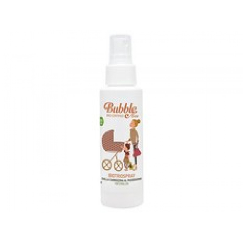 BIOTRIO přírodní sprej na kočárek, autosedačku a oblečení 0m+ 100ml BUBBLE&CO