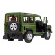 Land Rover Defender zelený RASTAR 1:14 model Autíčko na dálkové ovládání + 2,4 GHz dálkové ovládání + Manuální otevírání dveří