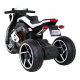 Dětský motocykl na baterie Future White + audio panel + pomalý start + EVA kolečka