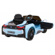 BMW I8 Lift Battery Car Blue + dálkové ovládání + pomalý start + 3bodové pásy + MP3 USB + LED dioda