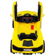 Budoucí bateriové auto pro děti Žluté + Dálkové ovládání + Pomalý start + EVA + MP3 USB + LED dioda