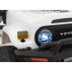 Toyota FJ Cruiser pro děti bílá + dálkové ovládání + pohon 4x4 + LED audio + EVA + pomalý start