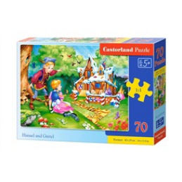 CASTORLAND Puzzle 70 dílků - Jeníček a Mařenka