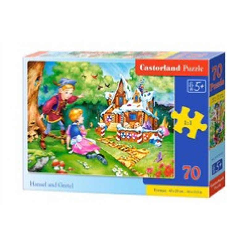CASTORLAND Puzzle 70 dílků - Jeníček a Mařenka