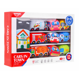 Sada měkkých autíček + podložka