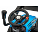Traktor Buldozer G320 pro nejmenší děti Modrý + Pohyblivá lžíce + Melodie + Klakson + LED světla