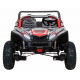 Čtyřmístná bugina ATV RACING UTV2000 s li-ion baterií Červená