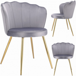 Čalouněná židle Fiore z veluru