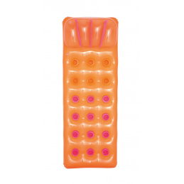 Neonová plážová matrace BESTWAY Orange 188x71cm + opravná sada