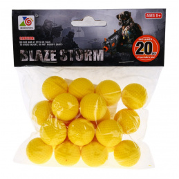Sada 20 nábojů do pistole s pěnovými kuličkami Blaze Storm pro děti 8+