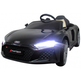 AUDI R8 Sport Black Battery Car EVA Leather Pilot