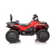 Quad Can Am Outlander ATV s Pilotem Červený