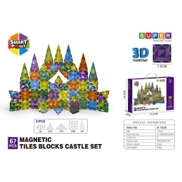 Sada Magnetických Kostek 3D 67 ks.