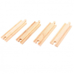 Bigjigs Rail Střední rovné koleje 16 cm 4 ks 2DZ172 - II. JAKOST