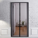 Síť proti hmyzu s magnety 80/90/100 x 210/220 cm Černá Malatec 12523