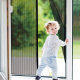 Síť proti hmyzu s magnety 80/90/100 x 210/220 cm Černá Malatec 12523