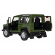 Land Rover Defender zelený RASTAR 1:14 model Autíčko na dálkové ovládání + 2,4 GHz dálkové ovládání + Manuální otevírání dveří